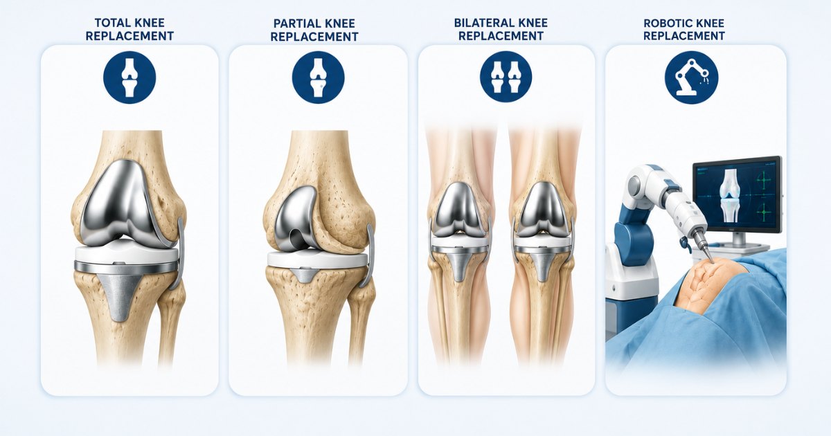 Types of Knee Replacement Surgery